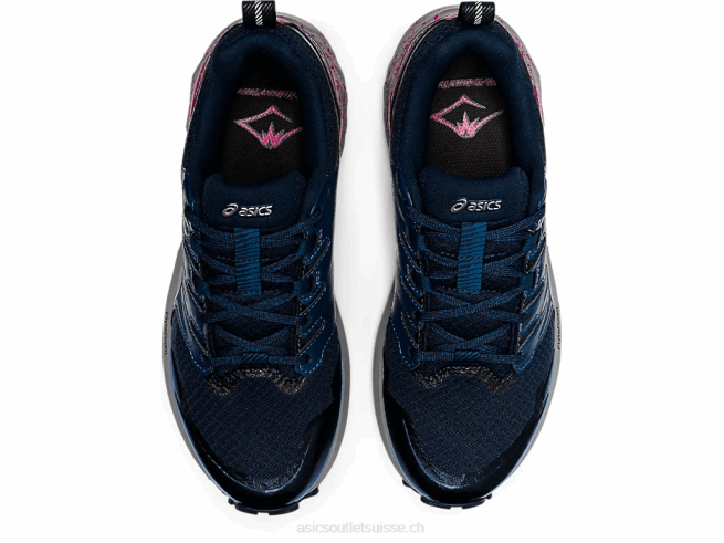 gel-trabuco terra bleu français/argent pur Asics L6N0K3570