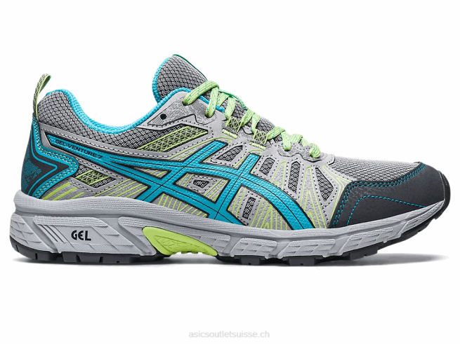 gel-venture 7 gris piémont/aquarium Asics L6N0K2711