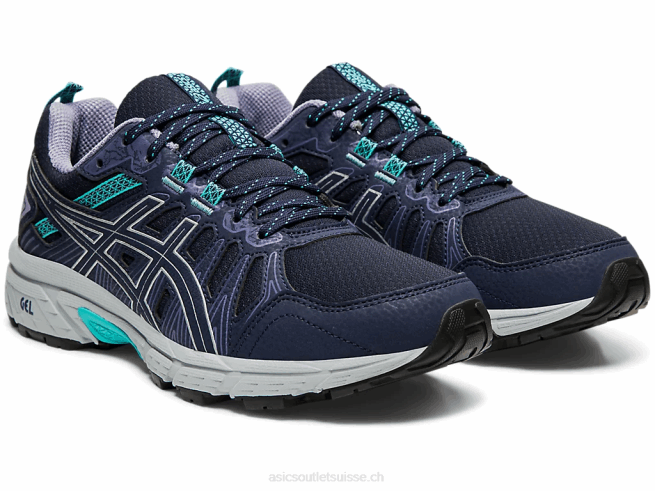 gel-venture 7 large Noir argent Asics L6N0K4201
