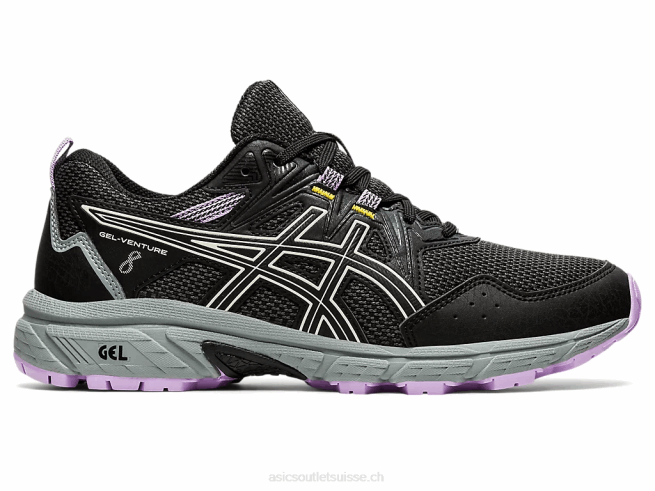 gel-venture 8 de large noir/ivoire Asics L6N0K3354