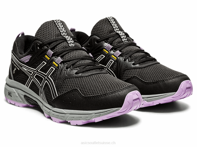 gel-venture 8 de large noir/ivoire Asics L6N0K3354