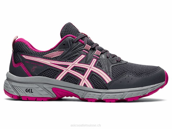 gel-venture 8 gris porteur/brise Asics L6N0K3440