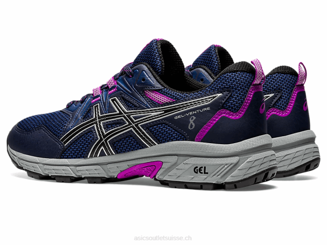 gel-venture 8 minuit/argent pur Asics L6N0K2981