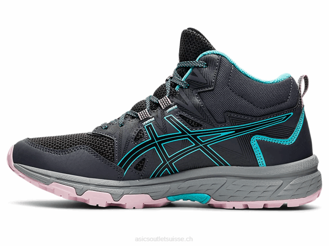 gel-venture 8 mt gris graphite/menthe glacée Asics L6N0K3566