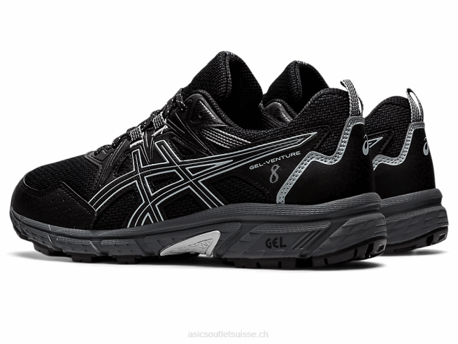 gel-venture 8 noir/gris piémont Asics L6N0K3475