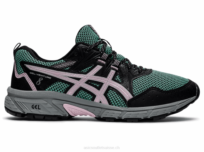 gel-venture 8 sauge/rose à peine Asics L6N0K3473