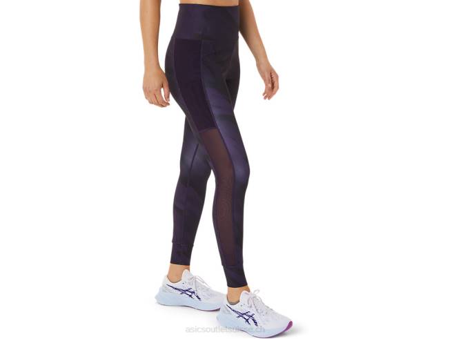 collant d'entraînement graphique pour femme ombre de nuit Asics L6N0K2944