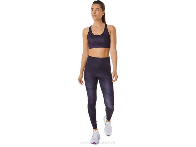 collant d'entraînement graphique pour femme ombre de nuit Asics L6N0K2944