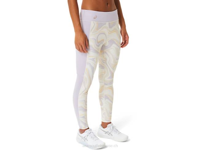collant graphique femme violette du crépuscule Asics L6N0K2561
