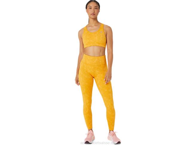 collant jacquard runkoyo femme tigre jaune Asics L6N0K2770