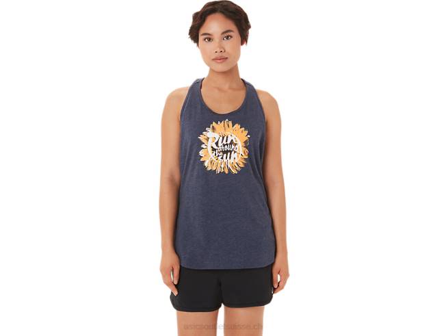 course féminine autour du soleil dos nageur bruyère caban Asics L6N0K3418