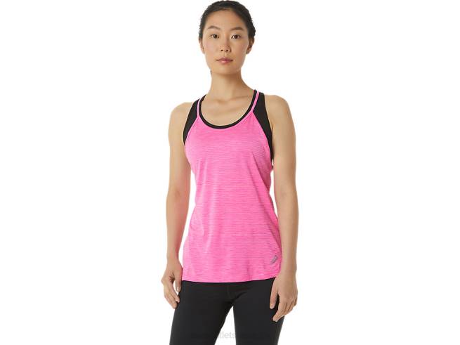 débardeur à bretelles femme teinture spatiale rose glo Asics L6N0K3317