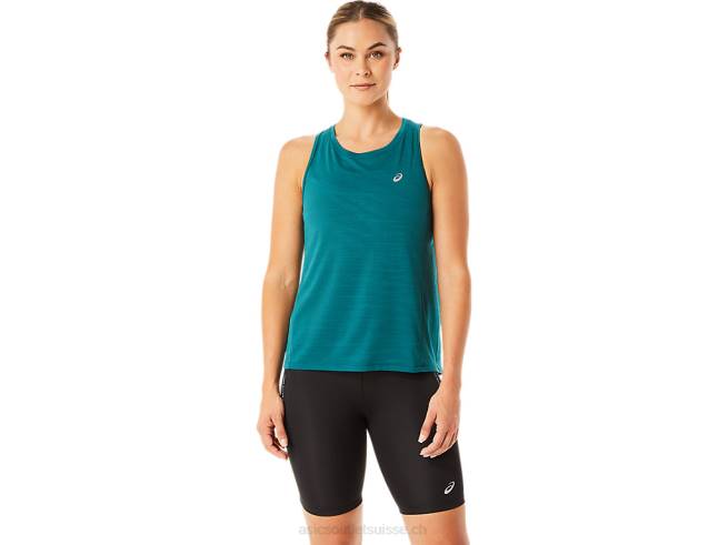 débardeur de course femme pin velours Asics L6N0K2996