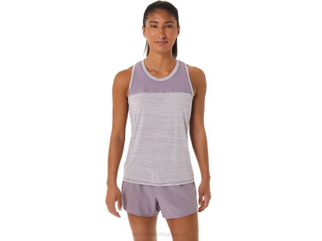 débardeur de course femme quartz violet/dune d'été Asics L6N0K2559