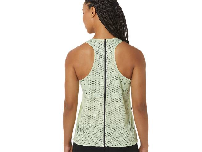 débardeur femme actibreeze jacquard murmure vert Asics L6N0K2226