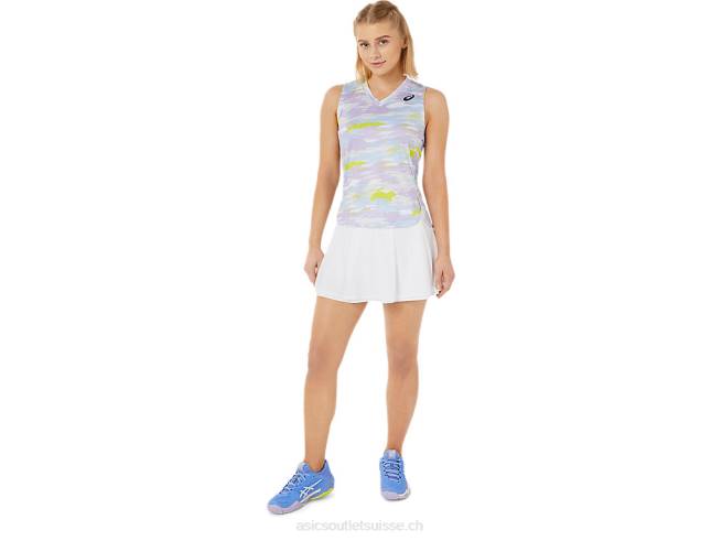 débardeur graphique match pour femme murasaki Asics L6N0K3494