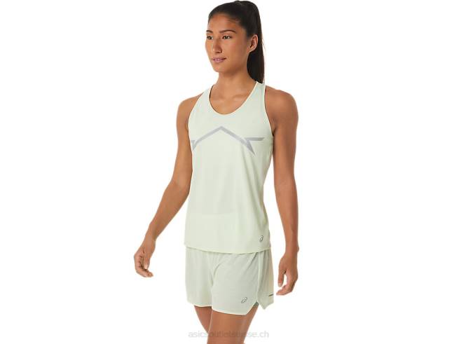 débardeur lite-show femme murmure vert Asics L6N0K2335