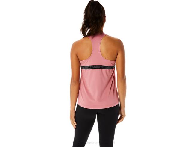 débardeur sana coupe femme rose fumé Asics L6N0K3398