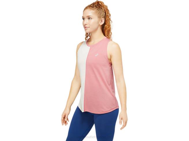 débardeur tokyo femme rose fumé/bouleau Asics L6N0K3839