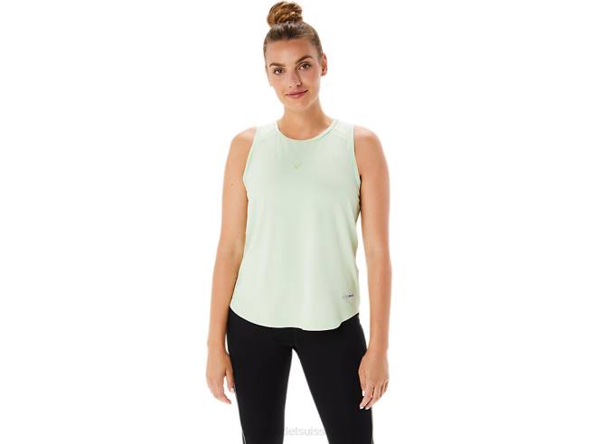 haut sans manches actibreeze femme murmure vert Asics L6N0K2284
