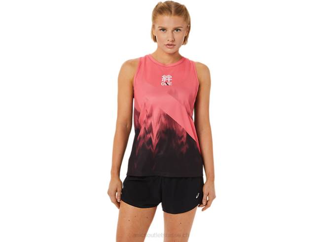 maillot femme corail flamboyant Asics L6N0K3650