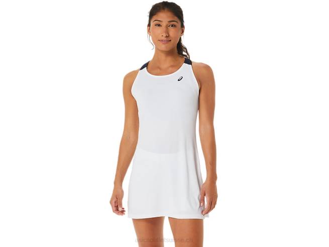 robe de cour pour femme blanc brillant/minuit Asics L6N0K2554