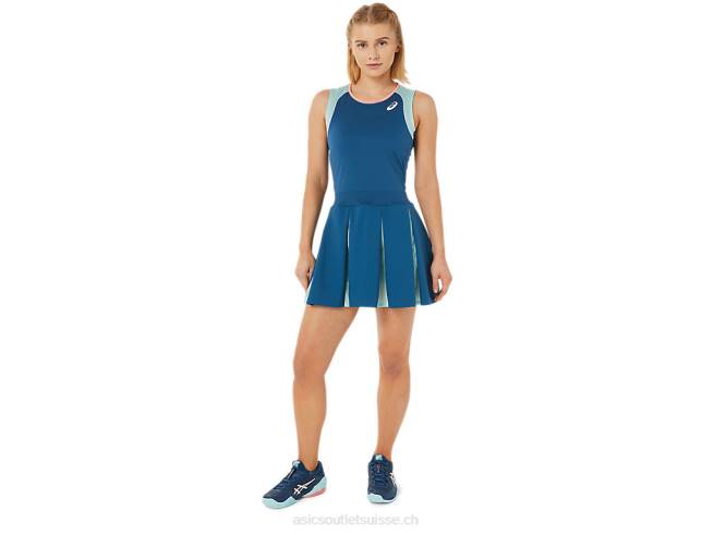 robe de match femme indigo clair Asics L6N0K3502