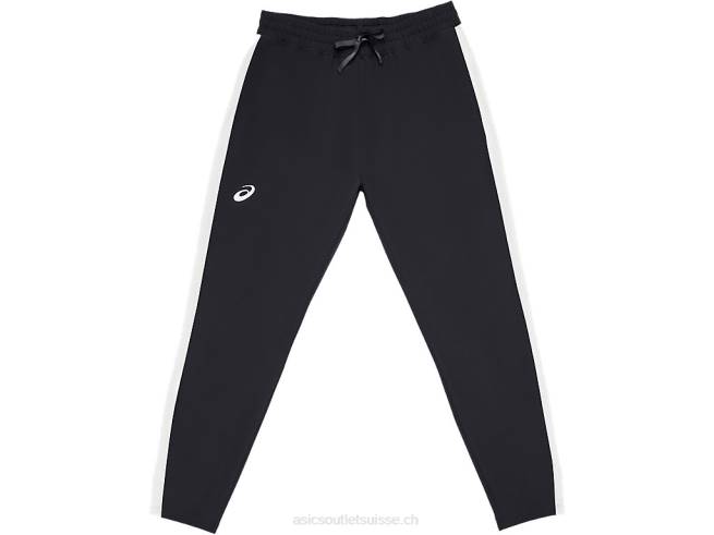 bas de survêtement tissé pour femme équipe noir/équipe blanc Asics L6N0K4170