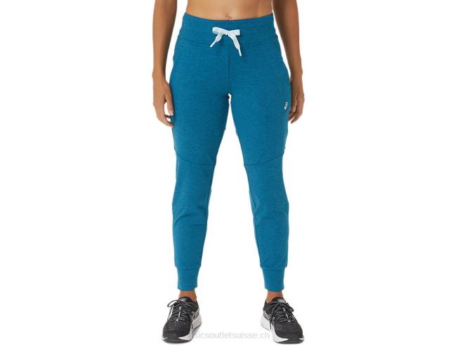 jogging technique femme Teinture spatiale sarcelle d'eau profonde Asics L6N0K2817