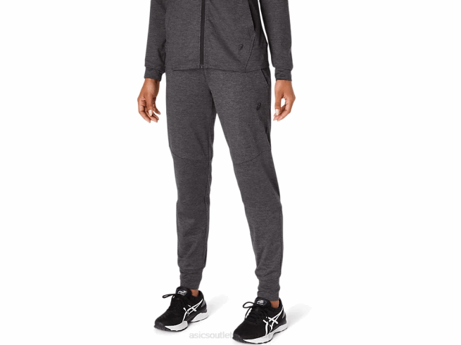 jogging technique femme chiné gris foncé Asics L6N0K4095