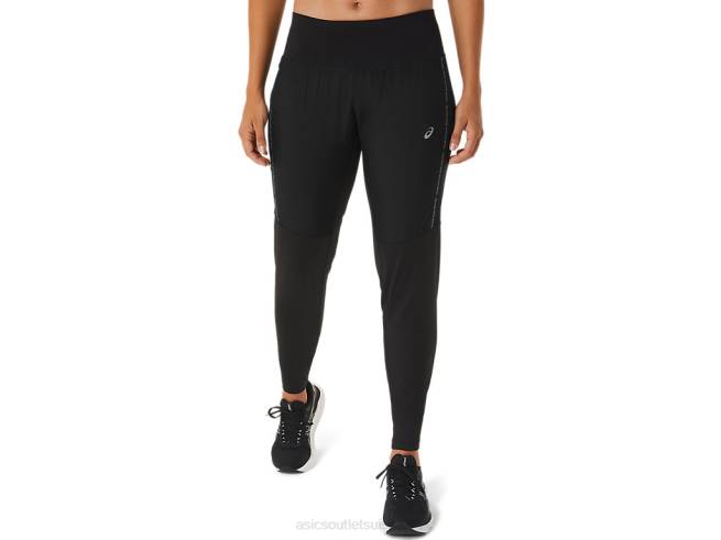 pantalon de course femme performance noir Asics L6N0K2504