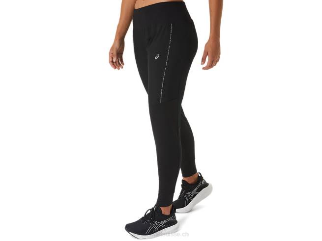 pantalon de course femme performance noir Asics L6N0K2504