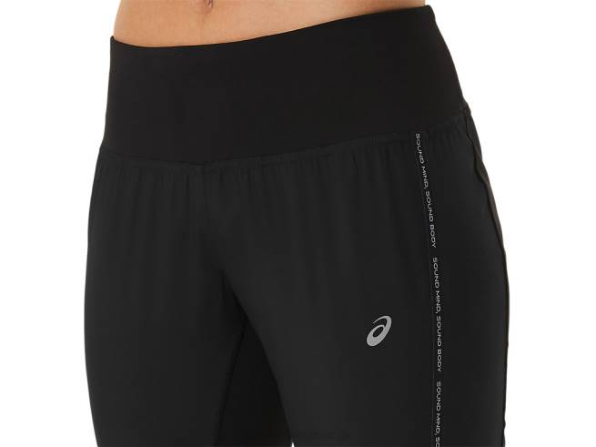 pantalon de course femme performance noir Asics L6N0K2504