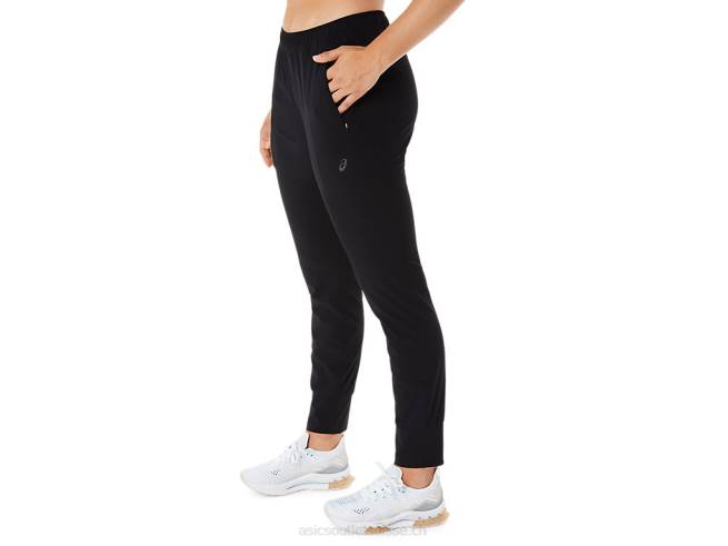 pantalon tissé stretch core training pour femme performance noir Asics L6N0K2217