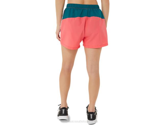 short color block 3po prêt-à-porter femme wch multi Asics L6N0K3213