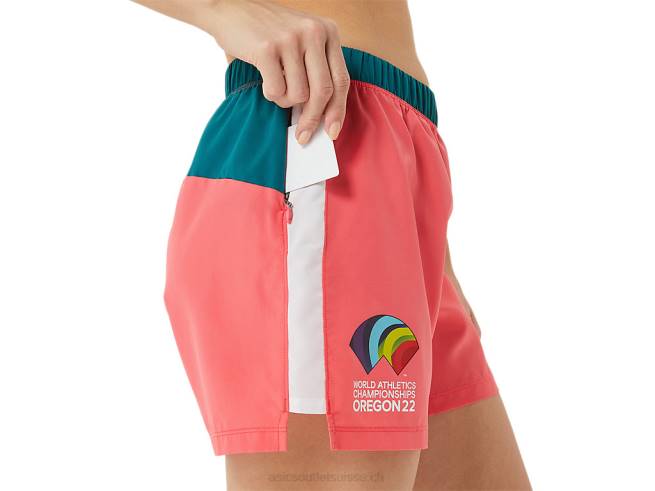 short color block 3po prêt-à-porter femme wch multi Asics L6N0K3213