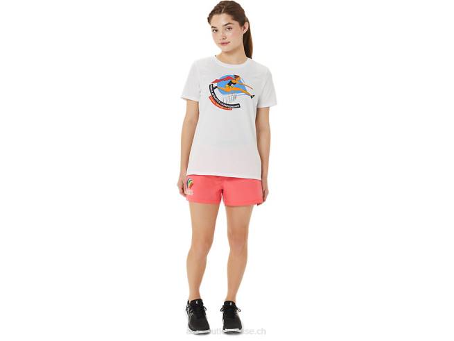 short color block 3po prêt-à-porter femme wch multi Asics L6N0K3213