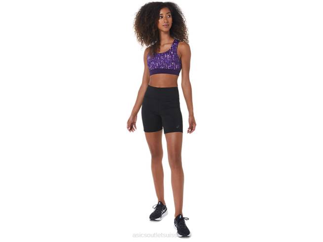 short de course pr lyte 5po pour femme avec poches performance noir Asics L6N0K2717