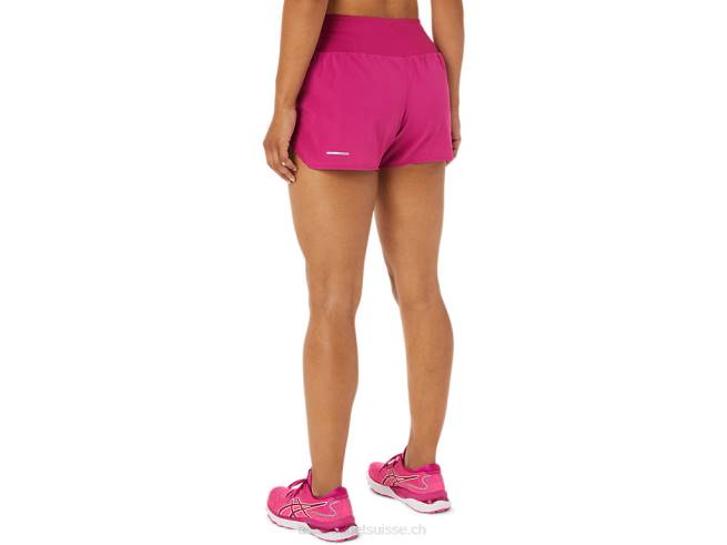 short route femme 3.5po rouge fuchsia Asics L6N0K3448
