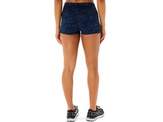 short train 2po femme imprimé night shade/lake drive Asics L6N0K3519