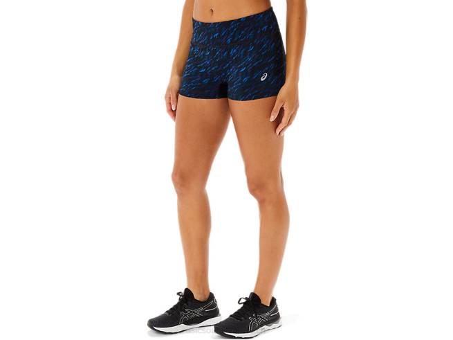 short train 2po femme imprimé night shade/lake drive Asics L6N0K3519