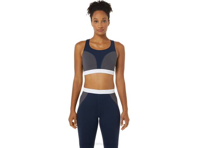 le nouveau soutien-gorge réutilisé pour femmes caban/gris piémont/blanc Asics L6N0K3828