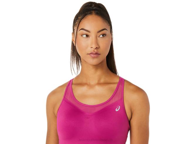 soutien-gorge d'accélération pour femmes rouge fuchsia Asics L6N0K3563