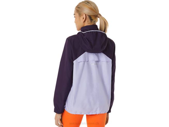 anorak fujitrail femme ombre nocturne/vapeur Asics L6N0K3084