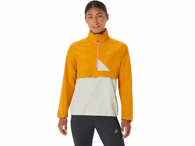 anorak fujitrail femme tempête de sable/sauge claire Asics L6N0K2568