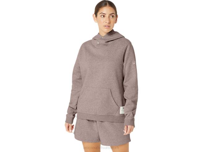 sweat à capuche polaire sunday sana femme faon Asics L6N0K2157