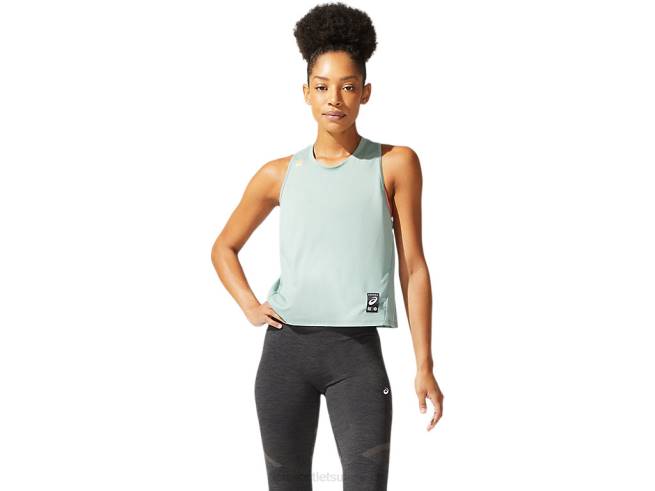 débardeur sakura femme gris ardoise Asics L6N0K3971