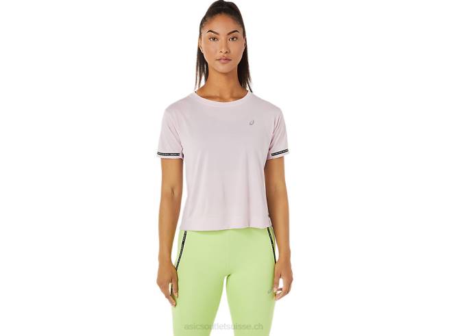 haut court de course pour femme à peine rose Asics L6N0K3336