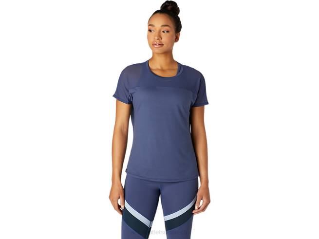 haut femme tonnerre bleu Asics L6N0K3765