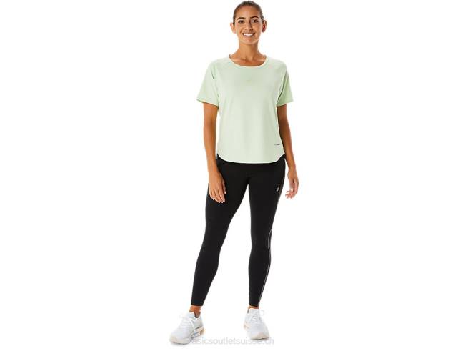 haut à manches courtes actibreeze pour femmes murmure vert Asics L6N0K2326